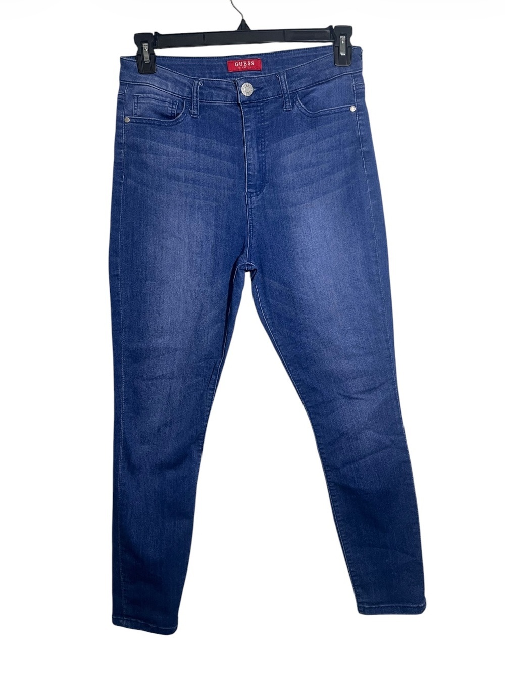 GUESS High Rise Skinny Jeans Women’s Size 31 Medium Wash Stretch Denim
